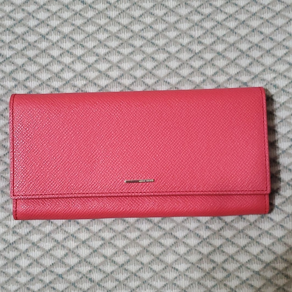 Pink wallet from Hugo Boss